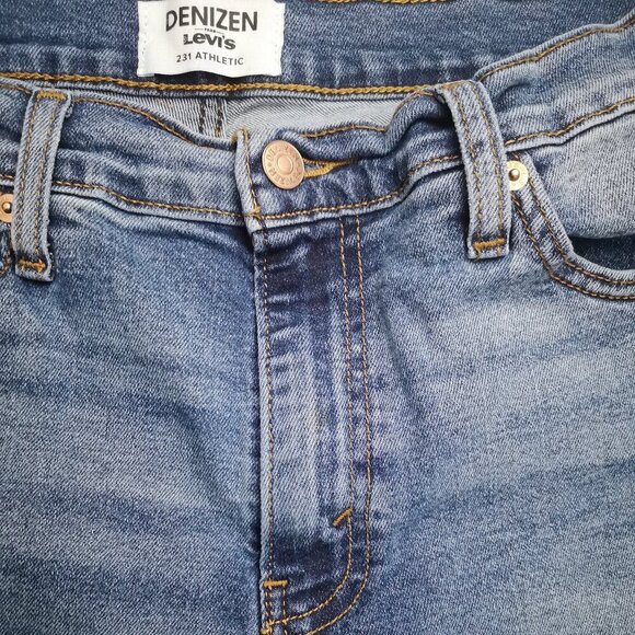 Denizen from Levi's 231 Athletic Men's Size 32/32 Medium Wash Straight Leg Jeans - Picture 8 of 16